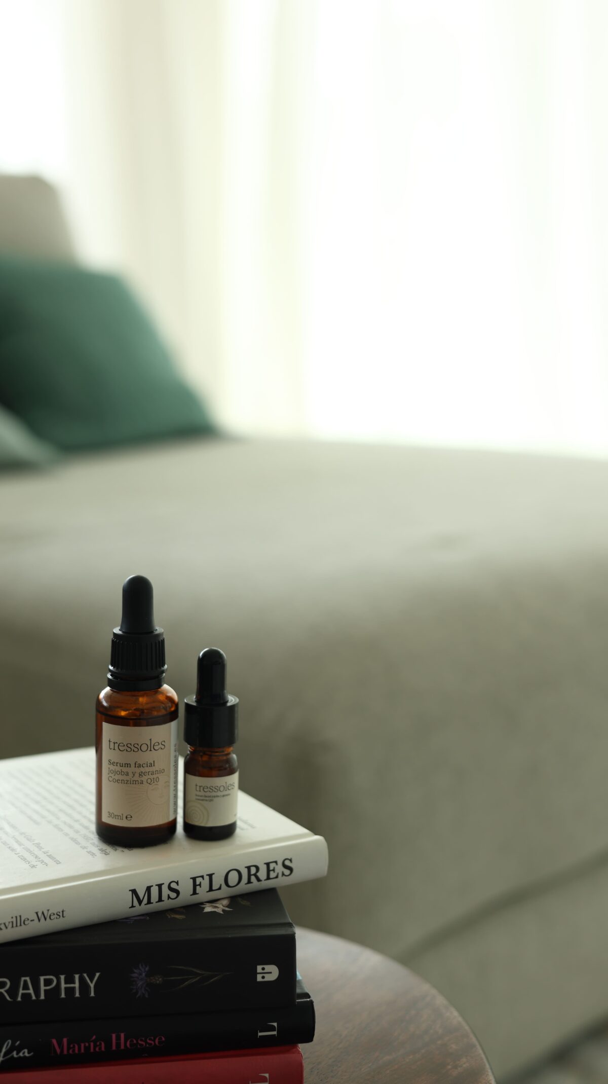 Muestra serum facial jojoba y geranio